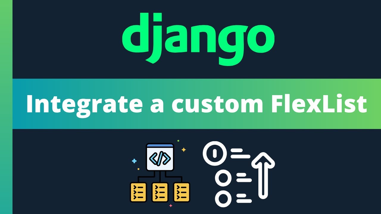 CloudWDjango's tweet card. Add a FlexList to your Django admin
