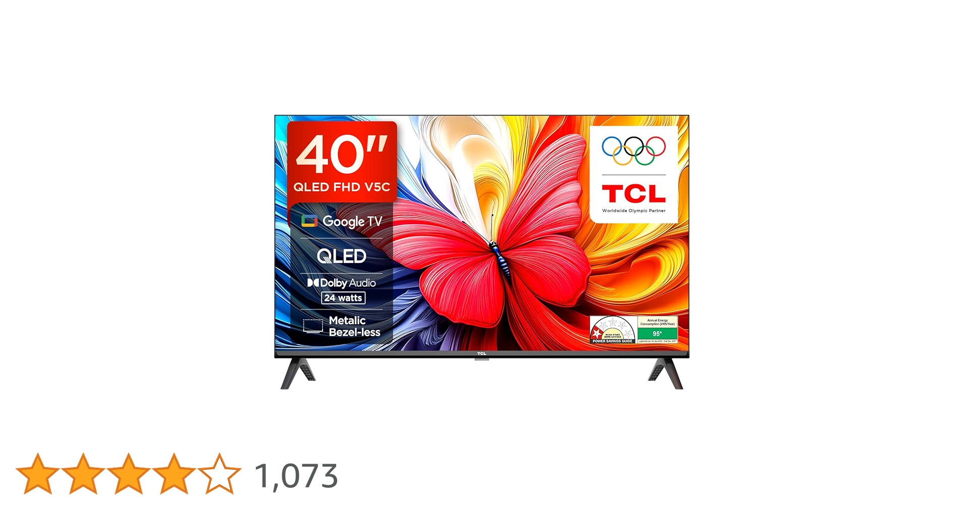 Shopflix9's tweet card. TCL V5C 4K LED Google TV