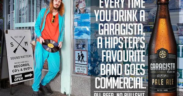 zebra_nyc's tweet card. We've reached peak hipster. And we've also reached peak anti-hipster. But South Africa's Garagista Beer Co. is barging ahead anyway with a campaign that positions the brand as absolutely not the...