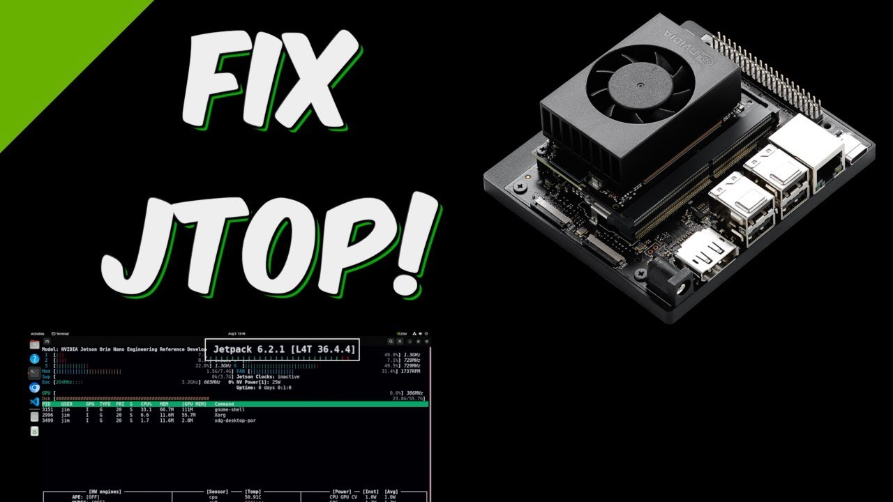 Jetsonhacks's tweet card. FIX: "Jetpack Not Installed" on jtop for Jetson (JetPack 6.2.1)