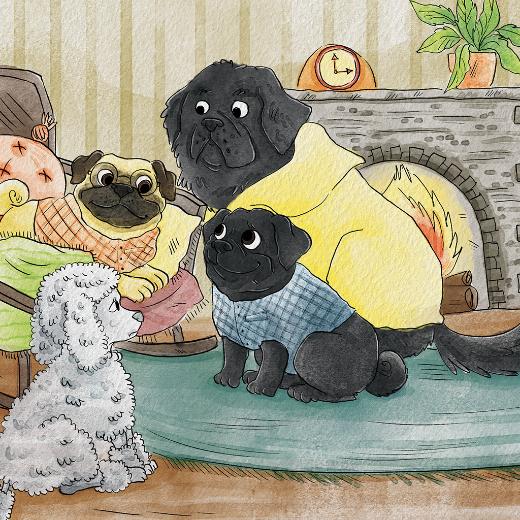 happydesigner's tweet card. Written by Louise M. Dickens Louise Dickens lives on the South Devon coast and is a ‘pawrent’ to three gorgeous pugs – Alfie, Stanley and Bertie. Alfie is a fawn pug who tries to exercise as little...