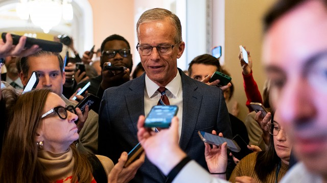 thehill's tweet card. Senate Majority Leader John Thune (R-S.D.) faces a tough decision this week on how to handle a bill that would direct the Department of Justice to publish all unclassified records related to the co…