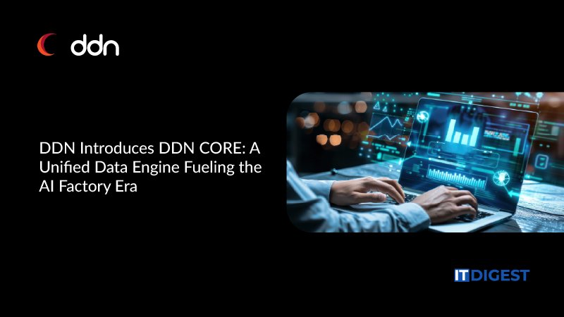 ITDigestmag's tweet card. DDN launches DDN CORE, a unified data engine designed to power the most demanding AI and HPC workloads, delivering a single, efficient foundation.