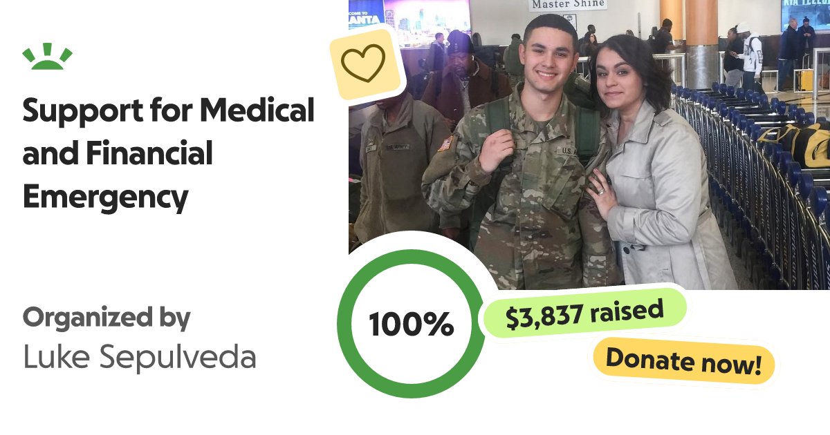 ProjectMysticDV's tweet card. Many of you know me as Sola Requiem, but my real name is Luke Sepulveda. I’… Luke Sepulveda needs your support for Support for Medical and Financial Emergency