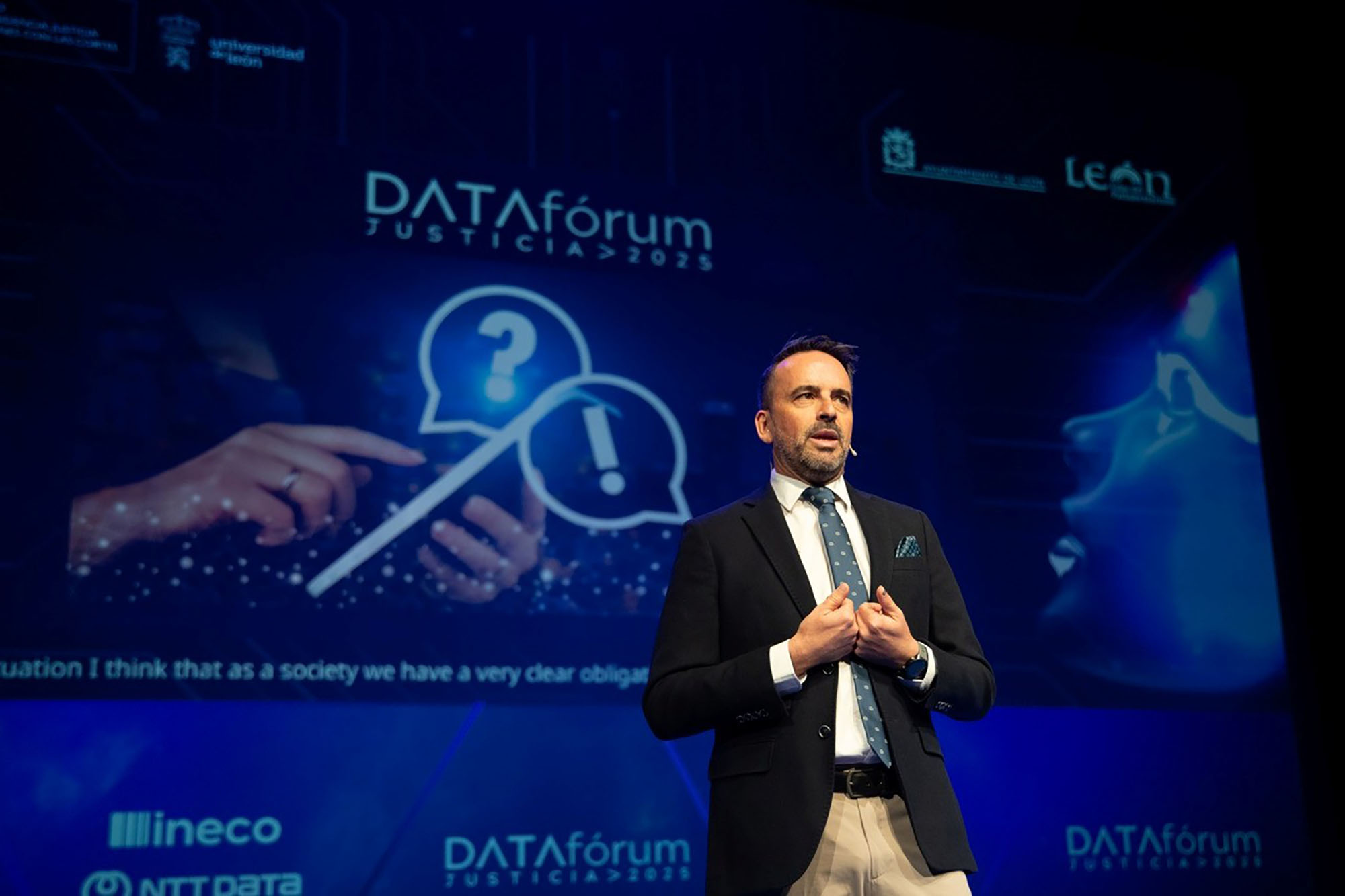 OBSAE's tweet card. León (España), miércoles, 1 de octubre de 2025. El foro celebra su cuarta edición y abordará cuestiones como la ciberseguridad, los delitos de odio, la violencia de género y sexual, los neuroderechos...