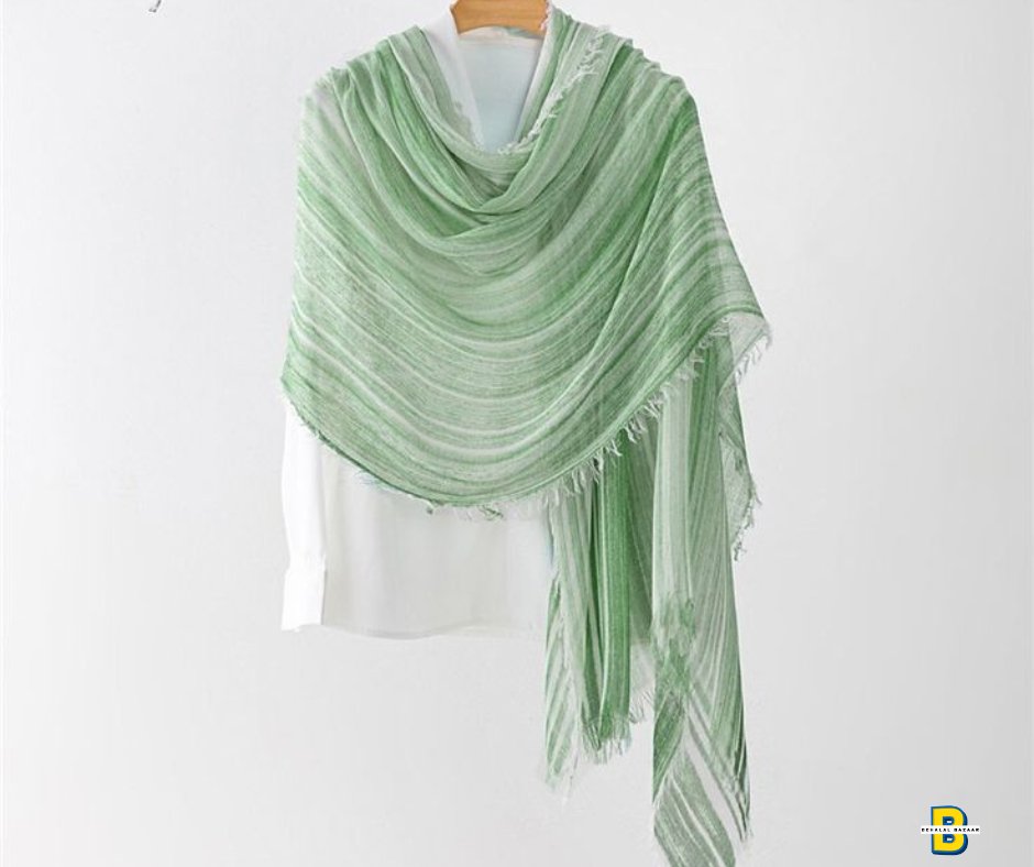 BehalalBazaar's tweet card. Discover Ramadan-ready looks with striped crinkle scarves. Lightweight, elegant, and modest styles perfect for effortless comfort and everyday wear.