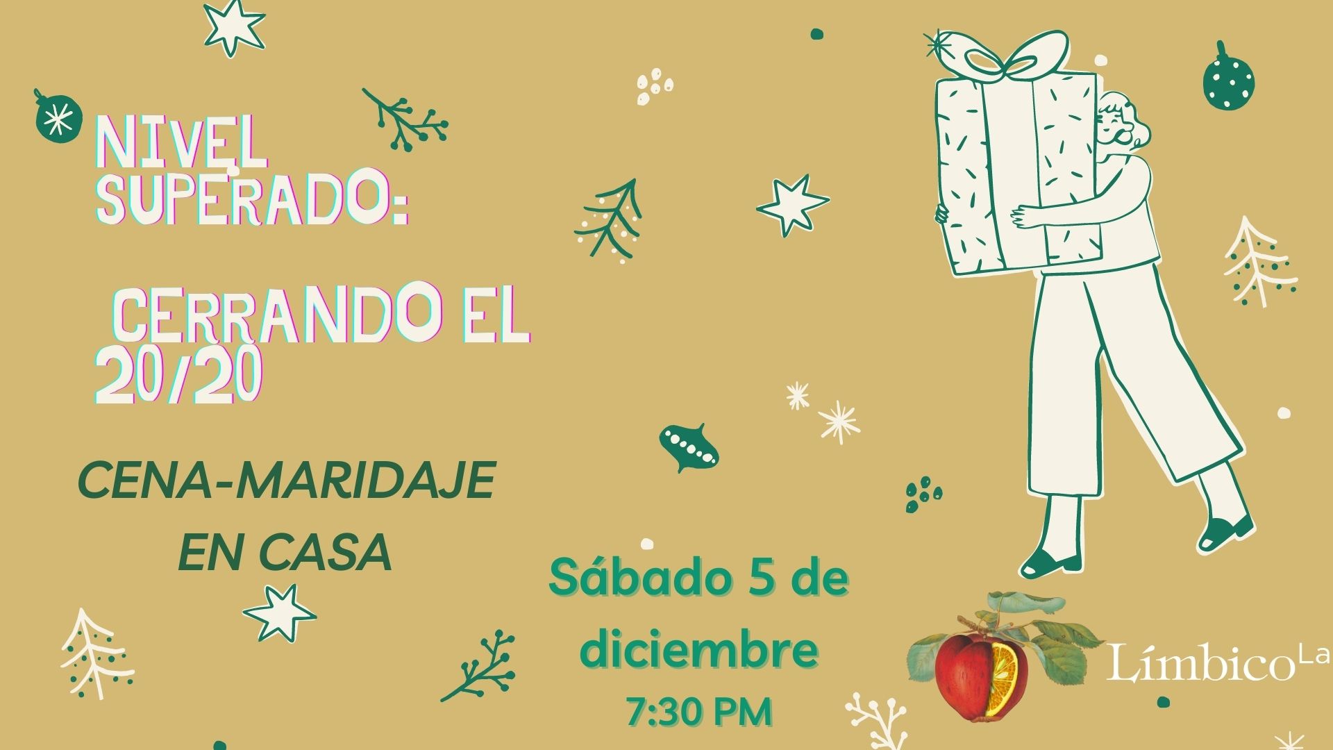 CasaTobala's tweet card. Sábado 5 de diciembre - 7:30 PM - Cooking & Drinking - Cerrando el 20/20
