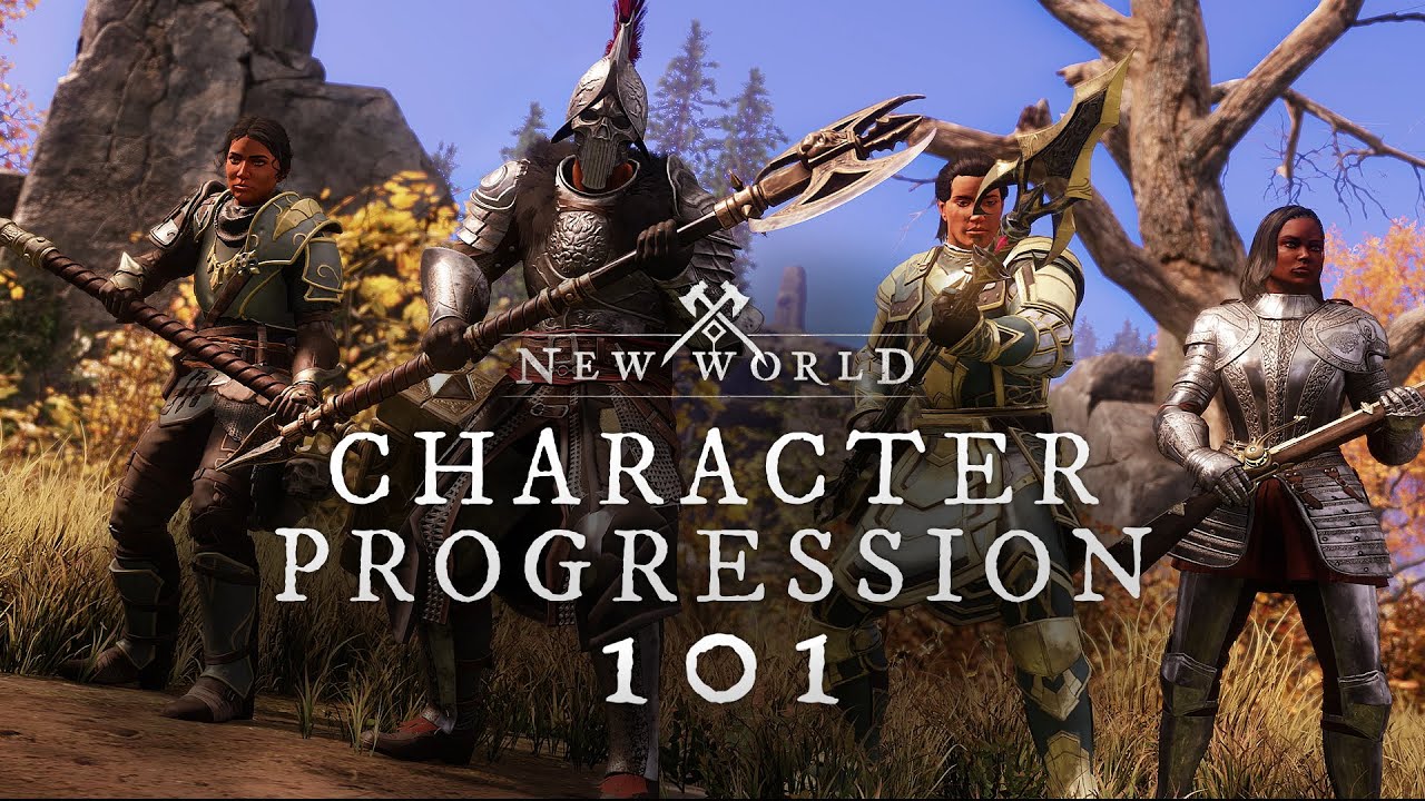 playnewworld's tweet card. New World 101: Character Progression