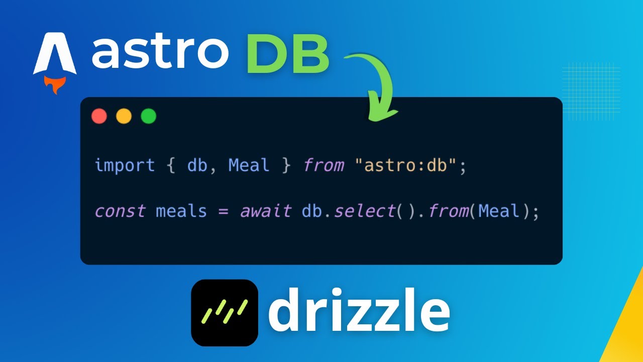 perscrew's tweet card. Comprendre Astro DB et Drizzle en moins de 5 minutes