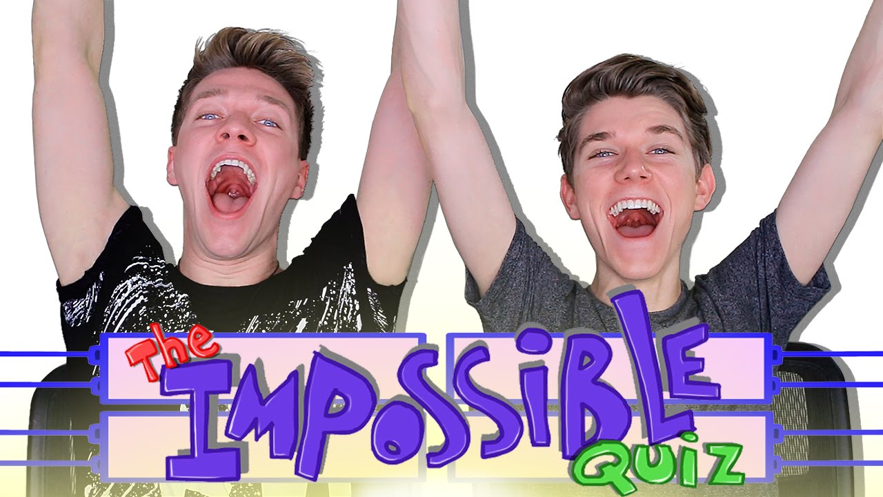 DevanKey's tweet card. The IMPOSSIBLE QUIZ Challenge (Fail) Sibling Tag | Collins Key vs...