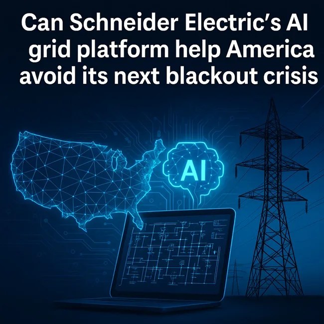 cricket_fundas's tweet card. Schneider Electric’s new AI platform helps utilities modernize grids and reduce outages. Find out how it’s reshaping energy infrastructure worldwide.