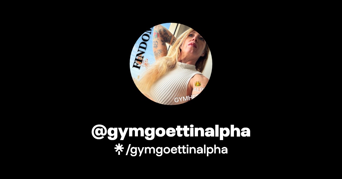 AlphaGymLady's tweet card. Ich bin ALPHA GYMGÖTTIN👑💪🏽