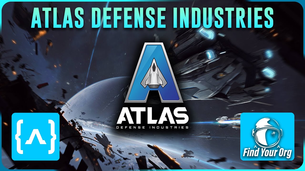 TheSpaceCoderX's tweet card. Star Citizen - Find Your Org: Atlas Defense Industries
