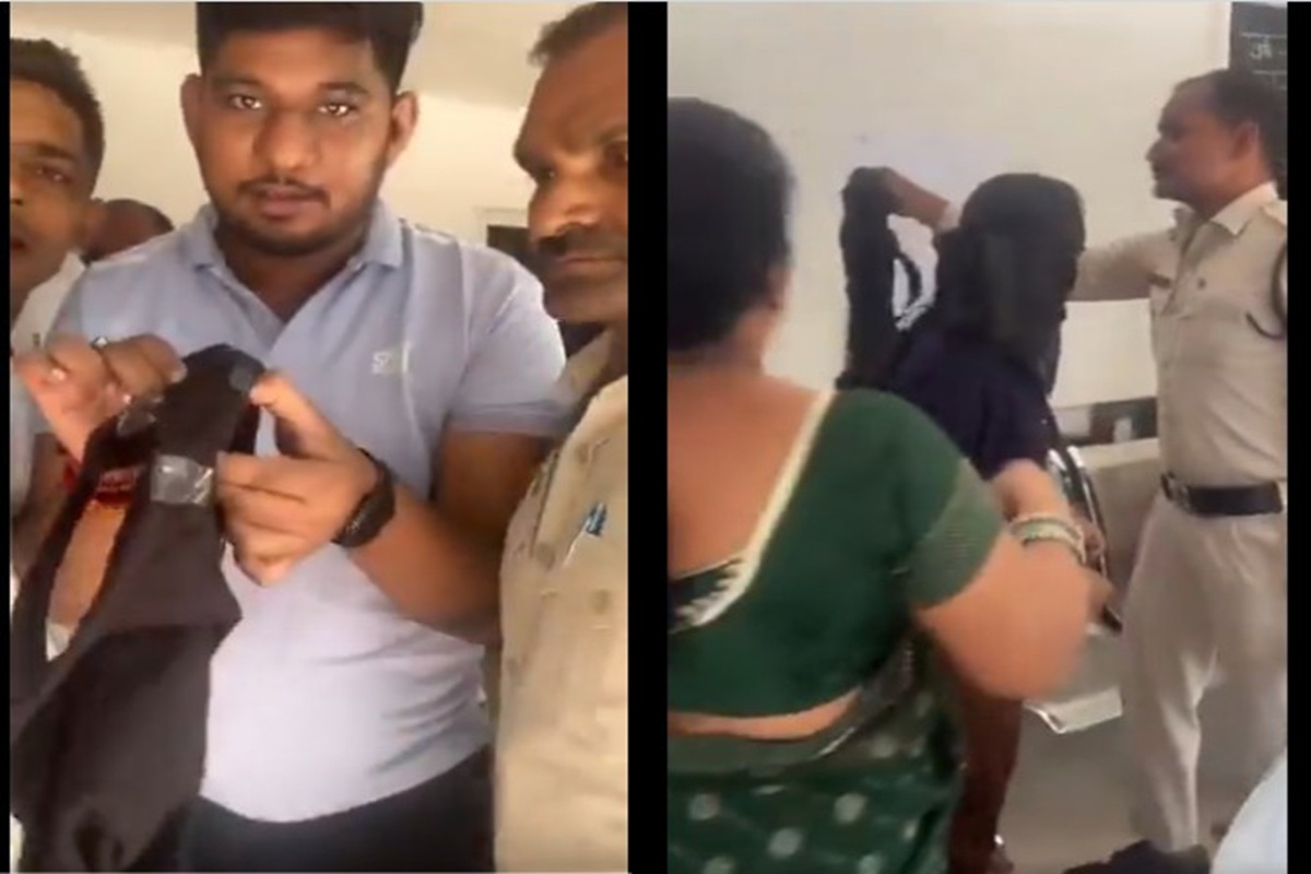 IBC24News's tweet card. Hidden camera in bra... High-tech cheating with micro speaker in ear, how did the girl fail in sub-engineer recruitment exam? Know here