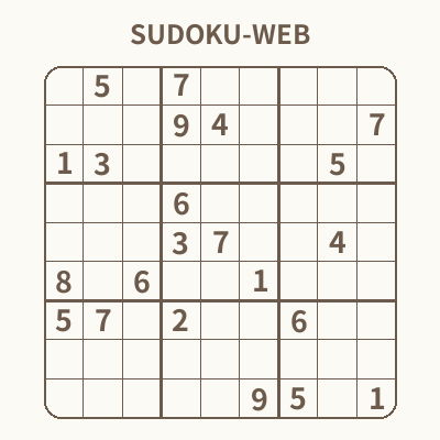 SudokuWebPuzzle's tweet card. SUDOKU-WEB