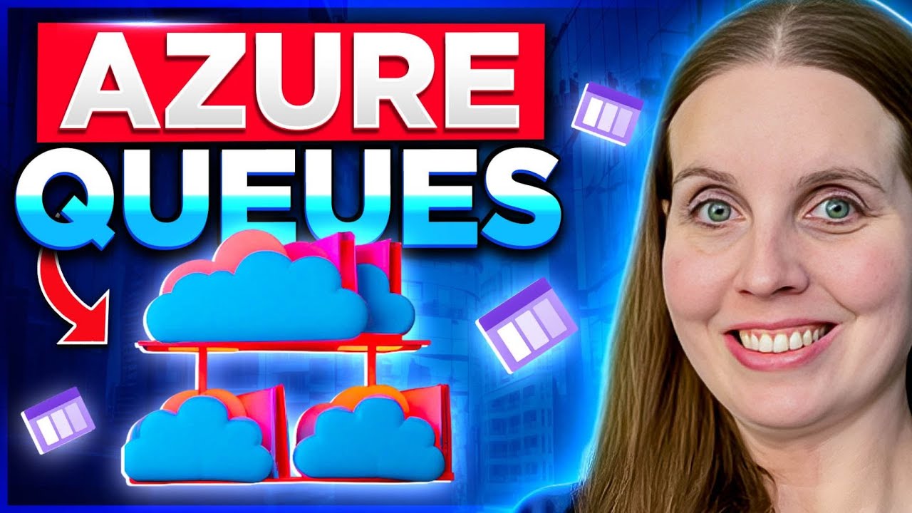 CyberChristy's tweet card. What are Azure Queues?