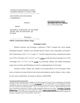 RichardHeartWin's tweet card. MEMORANDUM AND ORDER re 49 Motion to Dismiss: Defendants' motion to dismiss is GRANTED. Plaintiff's request for leave to amend is granted and any such amended complaint must be filed by 3/20/2025. So...