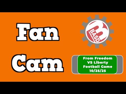 BethlehemAreaSD's tweet card. BASD Fan Cam from Freedom vs Liberty football game - October 25, 2025