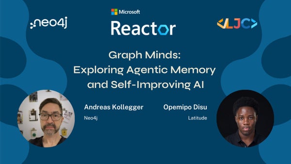 coderoflagos's tweet card. We're excited to invite you to ***Graph Minds: Exploring Agentic Memory and Self-Improving AI***, a special meetup co-hosted with the **London Java Community** at **Microso
