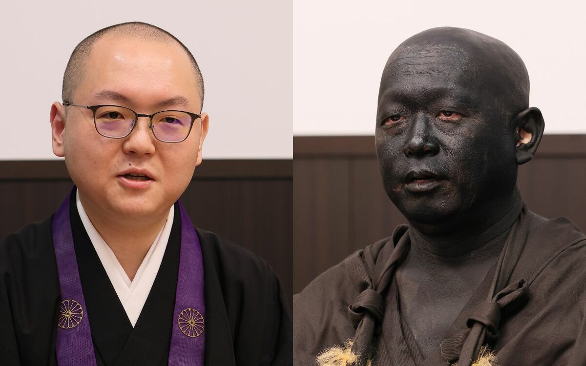 pisiinu's tweet card. 「いやー、なんかめちゃめちゃシュールですね。空也上人と座って向かい合ってるって言うのが（笑）」 日本で初めて「空也上人像」のコスプレイヤーとして認知された、中埜（なかの）さん。では長きにわたって、空也…