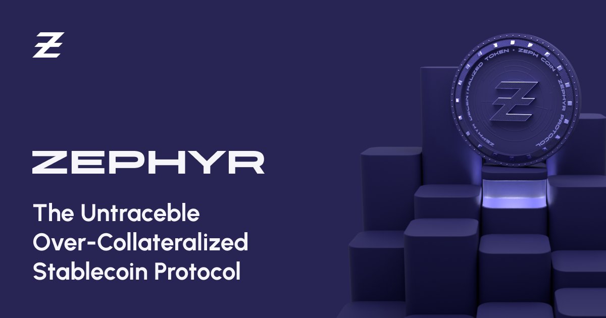 cryptonaireid's tweet card. The Untraceable Over-Collateralized Stablecoin Protocol