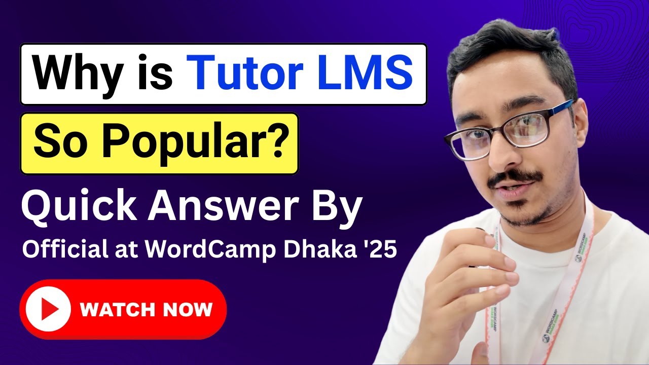 wpgiz's tweet card. Why is Tutor LMS So Popular? Quick Answer from Tutor LMS Official at...