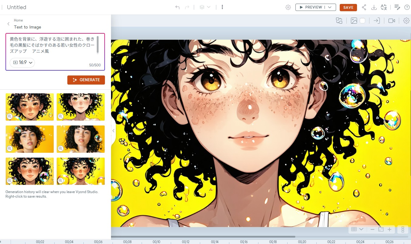 VyondJapan's tweet card. VYOND AI　テキストから画像、背景画像を自動生成する機能が追加されました。（Text to Image）この機能はProfessional、Enterprise、Agencyで使用できます。体験版では使用できません。2025年8月28日アップデートしました。 テキストから画像を自動生成　動画マニュアル https://www.youtube.com/watch?v=O8pQ5nmDfG4...