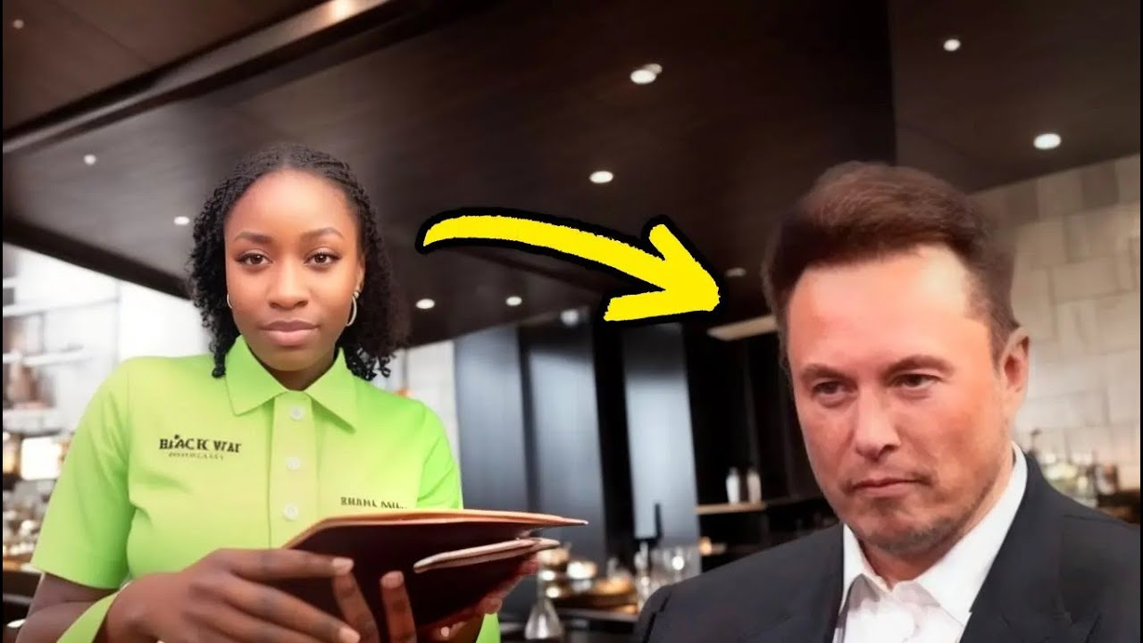 ManoelSanchesC7's tweet card. Garçonete Negra É Demitida Após Ajudar Elon Musk e Ganha Uma Surpresa...