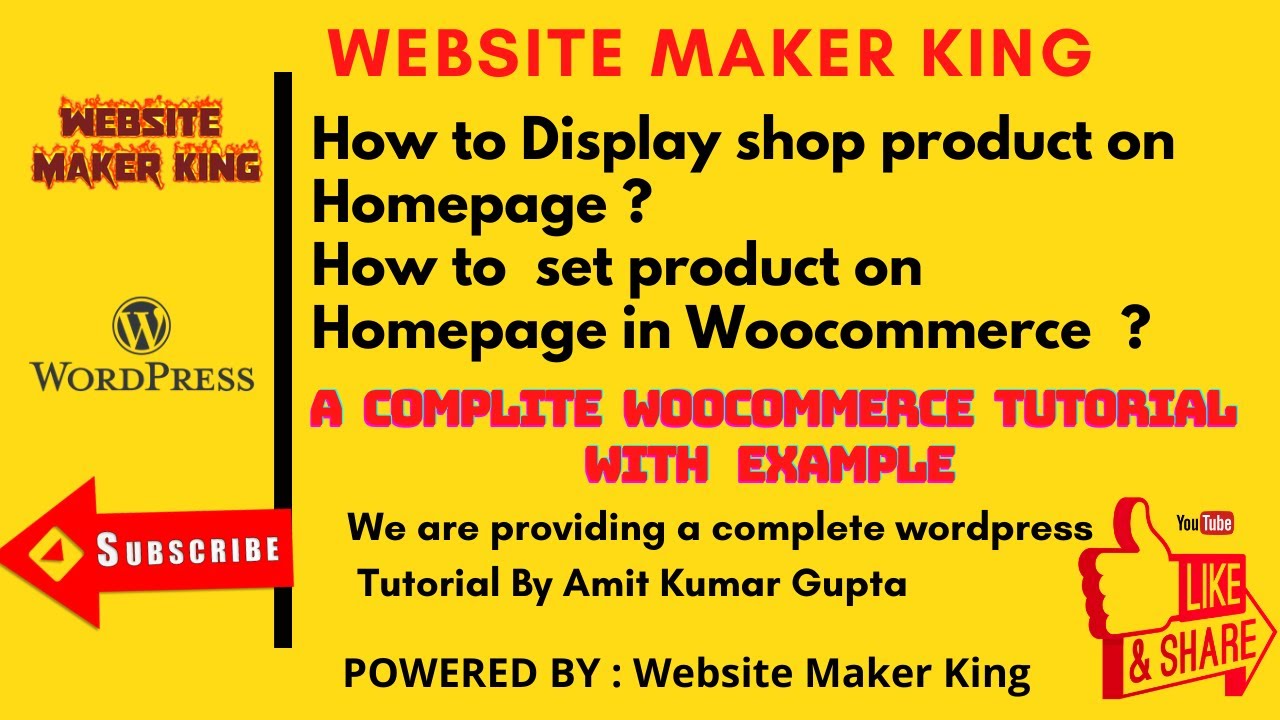 amitjaimatadi's tweet card. How to Display shop product on Homepage ? | How to set product on...