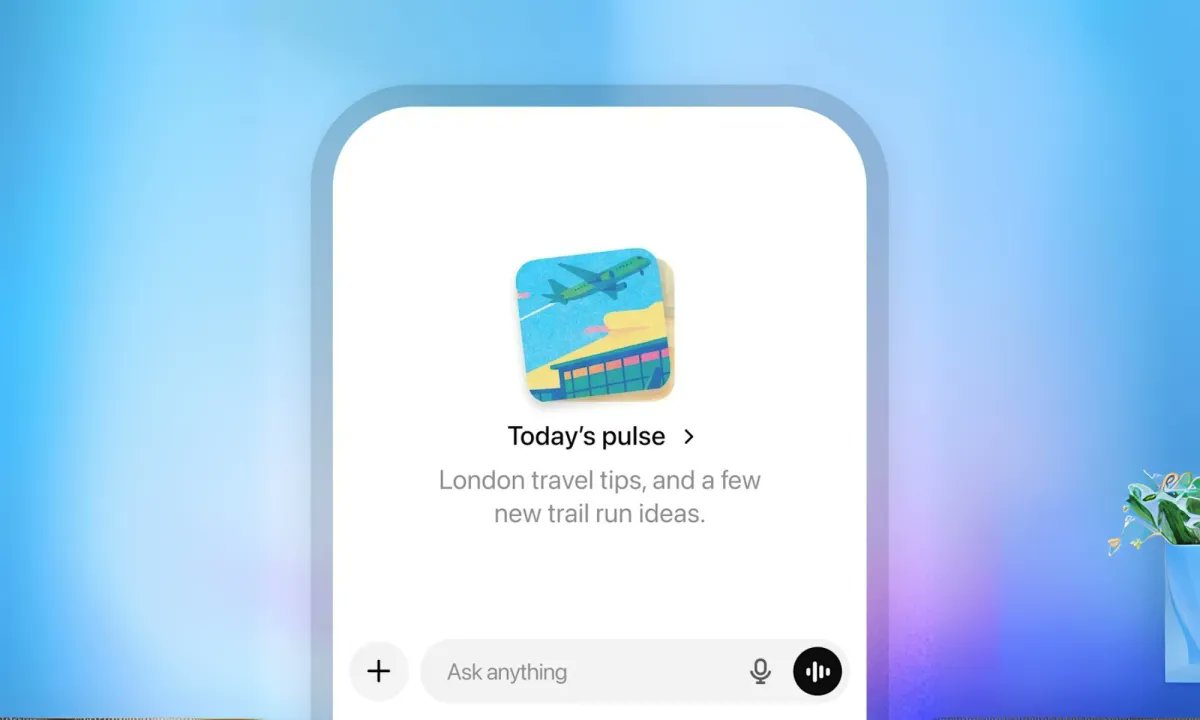 Nocode_fr's tweet card. Découvrez comment ChatGPT Pulse peut vous aider à suivre l’actualité, créer des posts, générer des idées SEO et préparer vos réunions.