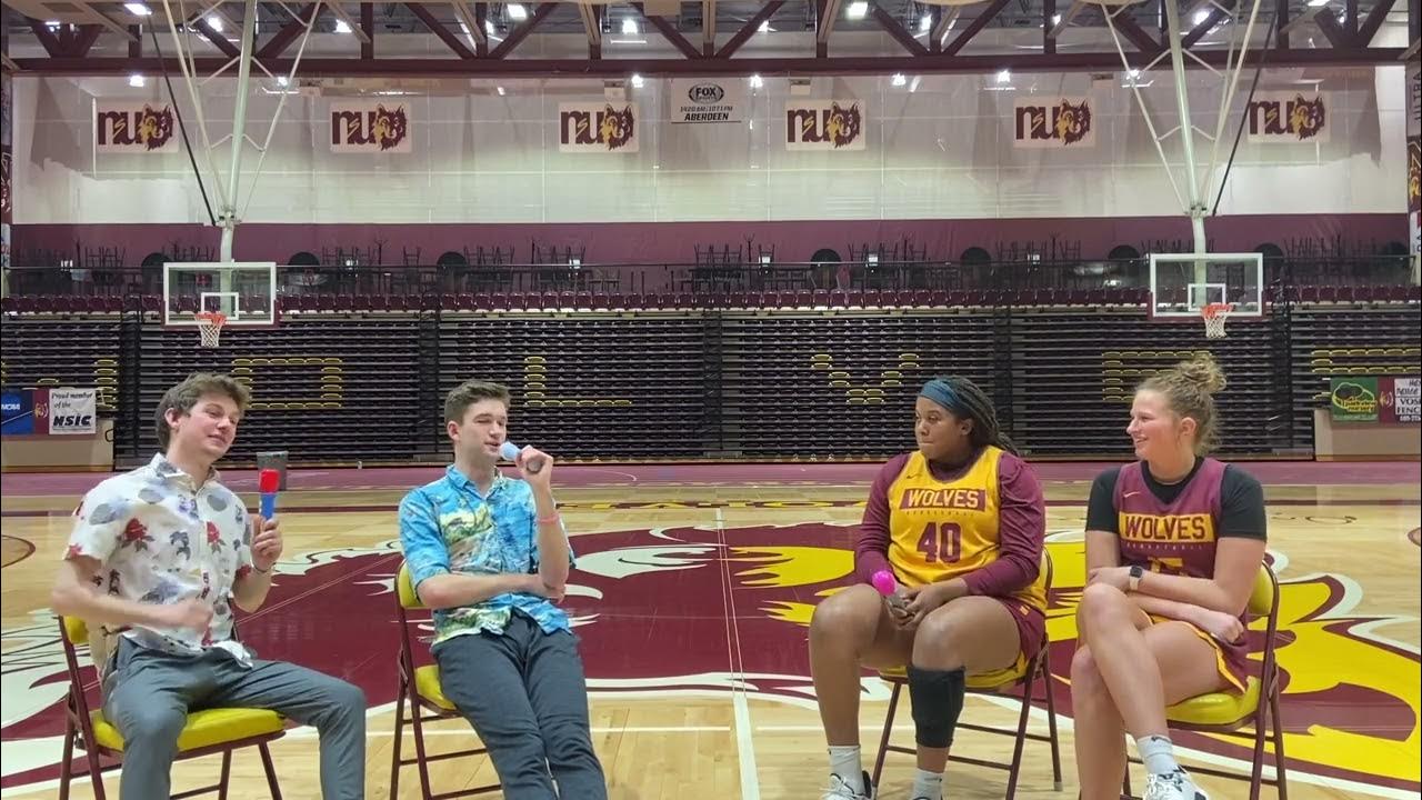 NsuWolvesWeekly's tweet card. Wolves Weekly - Laurie Rogers/Zoe Hardwick