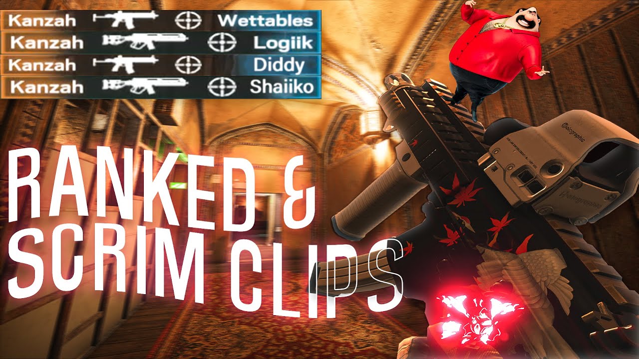 KanzahR6's tweet card. Ranked & Scrim Clips #1