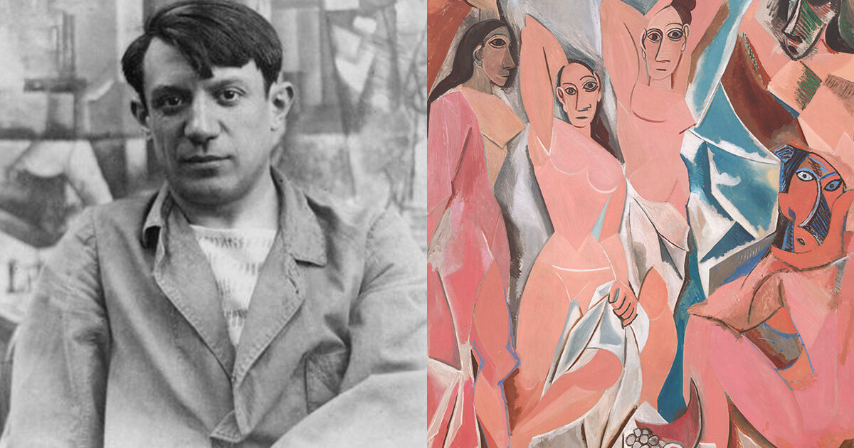 visualtech2020's tweet card. “Les Demoiselles d’Avignon” changed modern art as we know it, sparking a century of contention over its legacy.