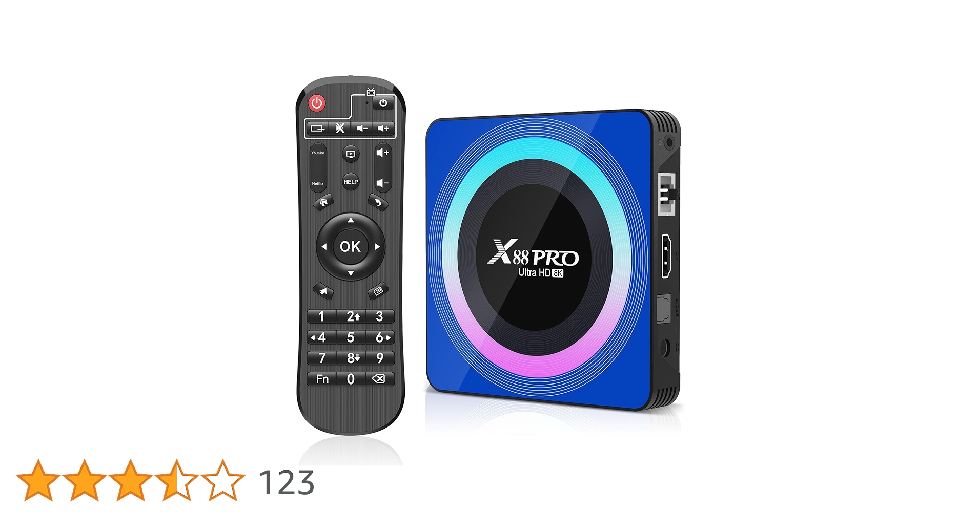 LeCoinDesPromos's tweet card. ADDCOLOR Android13.0 TV Box, Boitier TV Android 13 avec 2GB RAM 16GB ROM RK3528 Quad-Core 64bit Cortex-A53 Support 2.4/5.0GHz WiFi6 BT5.0 HD 8K 10/100M Ethernet HDMI 2.0
