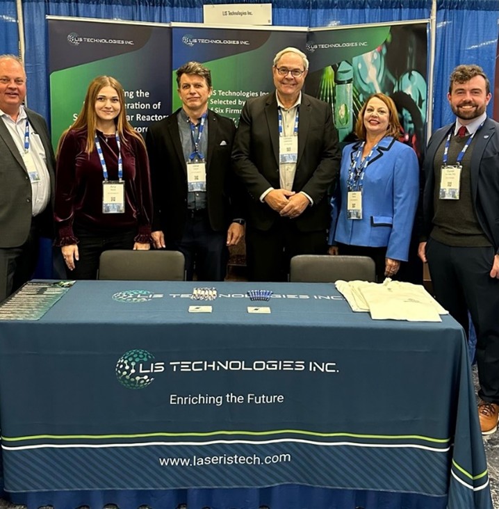 LaserisTech's tweet card. Figure 2 LIS Technologies Inc., the Only U.S.-Origin and Patented Technology for Laser Uranium Enrichment Announces Elite Level Sponsorship of the 2025 American Nuclear Society Winter Conference &...