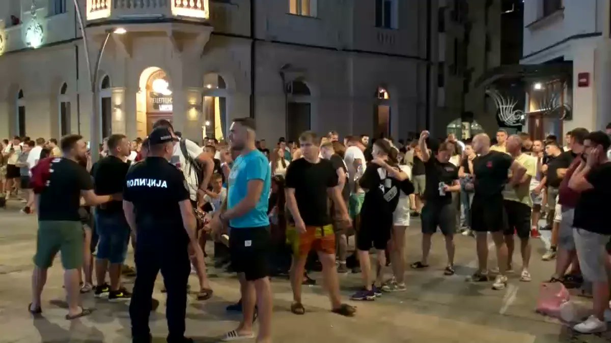 N1info's tweet card. Prosecutors in the western city of Cacak threw out charges of assault on 2 students, claiming that there was no disturbance of the peace. The two university stu