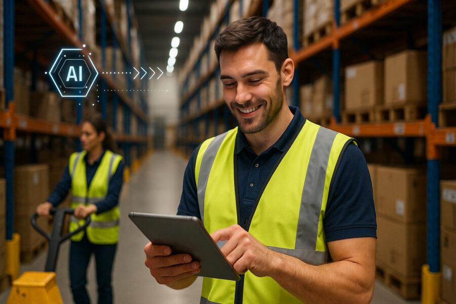 hrreview's tweet card. Employers introducing artificial intelligence in operational roles are being urged to improve communication and training.