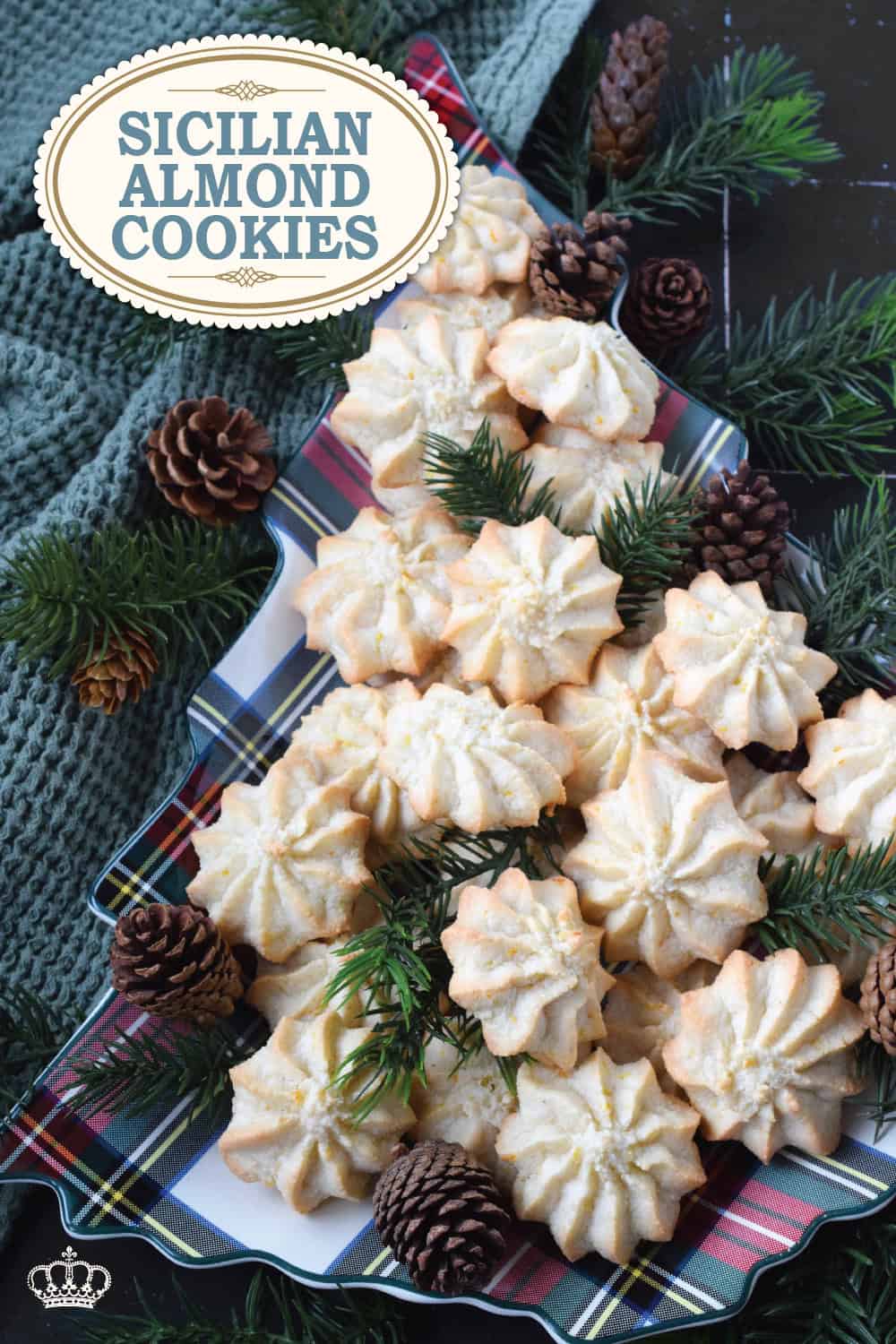 servfromscratch's tweet card. Finally a gluten-free Christmas cookie that is absolutely delicious! With a soft and chewy center, these Sicilian Almond Cookies have crispy edges and hold their shape very well!