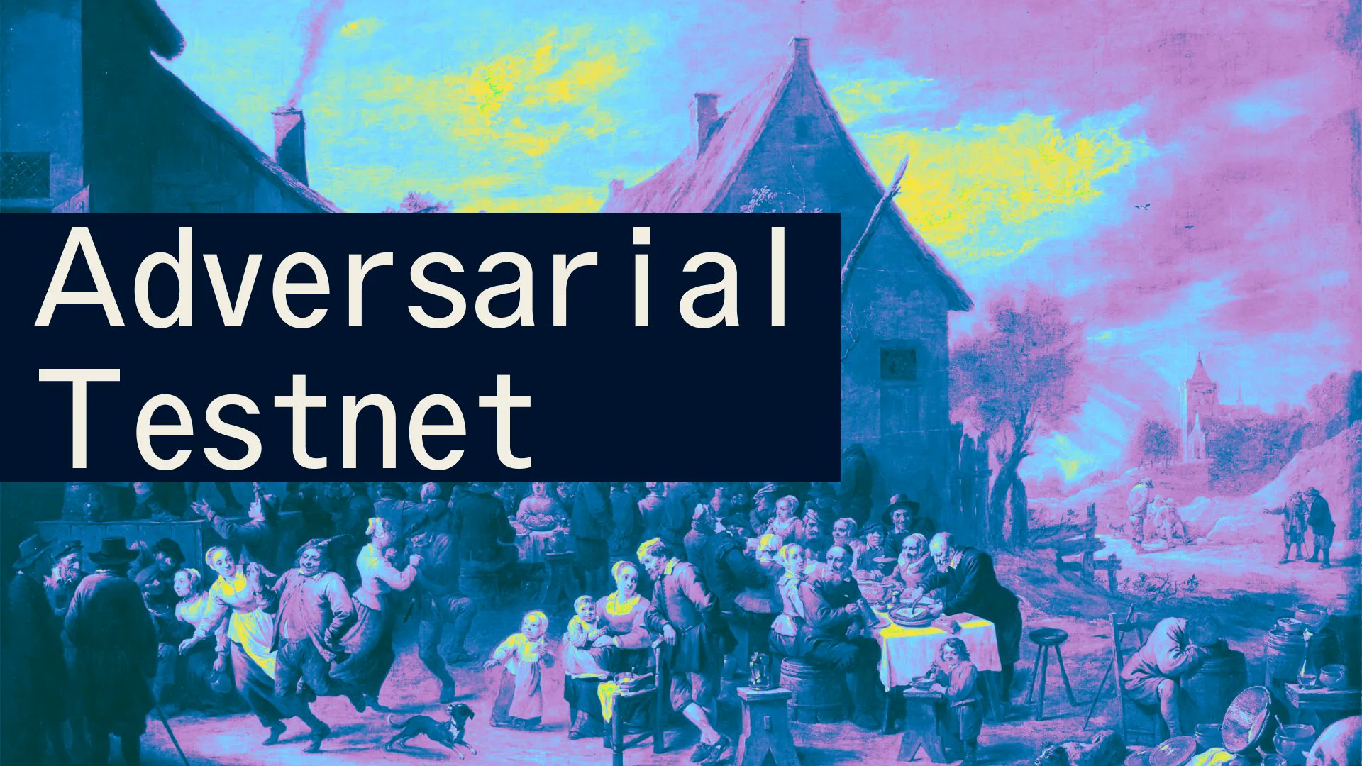 aztecnetwork's tweet card. The Adversarial Testnet introduces two key features: slashing, which penalizes validators for malicious or negligent behavior in Proof-of-Stake (PoS) networks, and a fully decentralized governance...