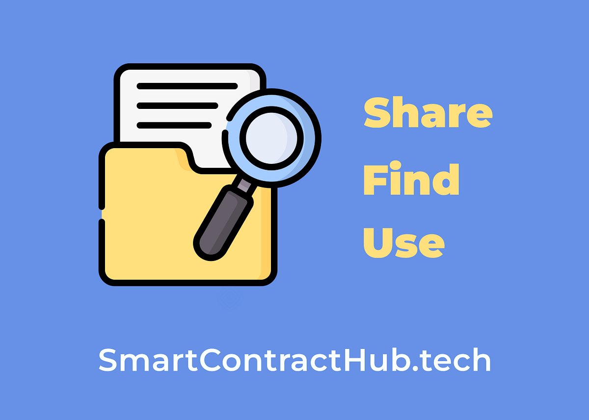 Aleph__Zero's tweet card. Smart Contract Hub is a decentralised platform for sharing files and info about smart contracts on Aleph Zero to improve transparency and…