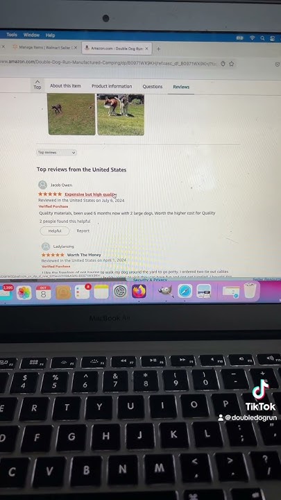 2DogsNoTangles's tweet card. Double Dog Run Amazon Reviews #dogaccessory #puppy