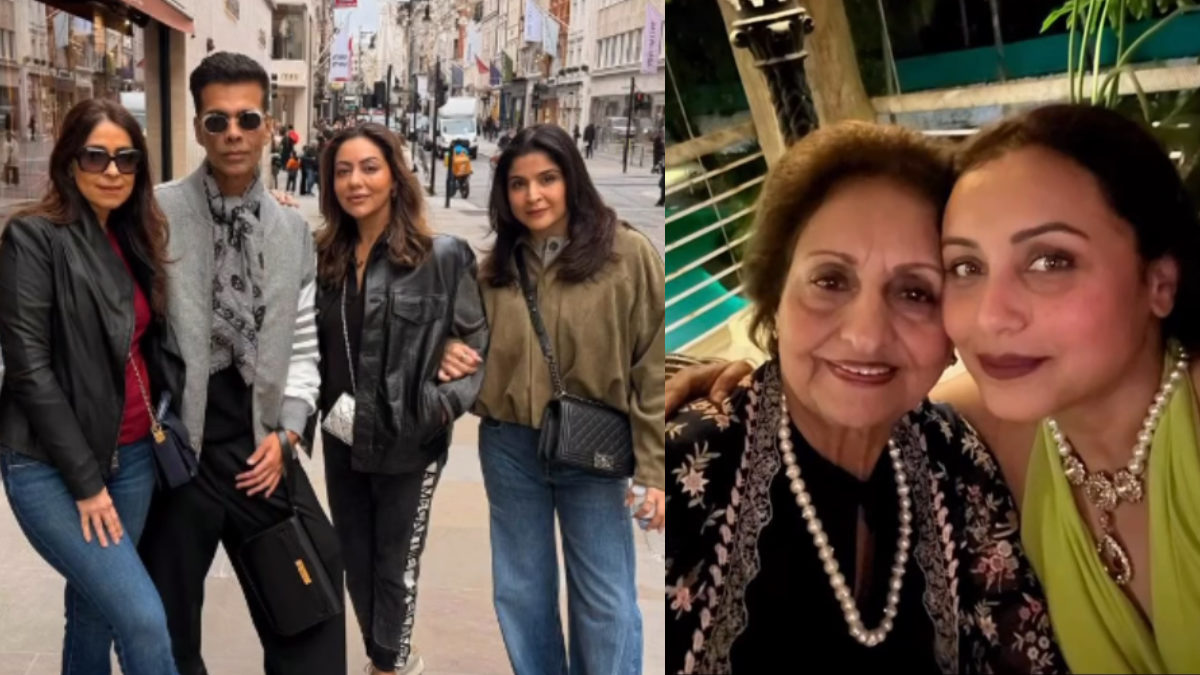 glamsham's tweet card. Gauri, Rani & Family Goals: Unseen Pics from the Queen’s Circle