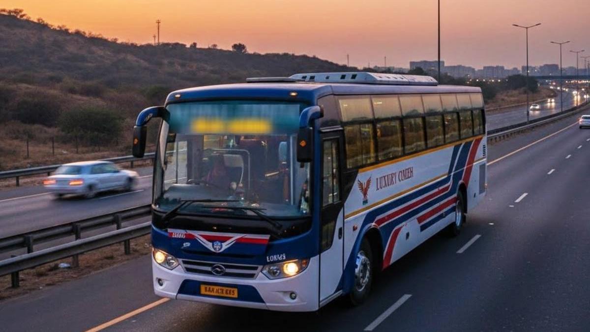 mathrubhumieng's tweet card. Malayali passengers in Bengaluru struggle as over 200 Kerala interstate buses halt service due to double taxation and fines on All India Permit buses.