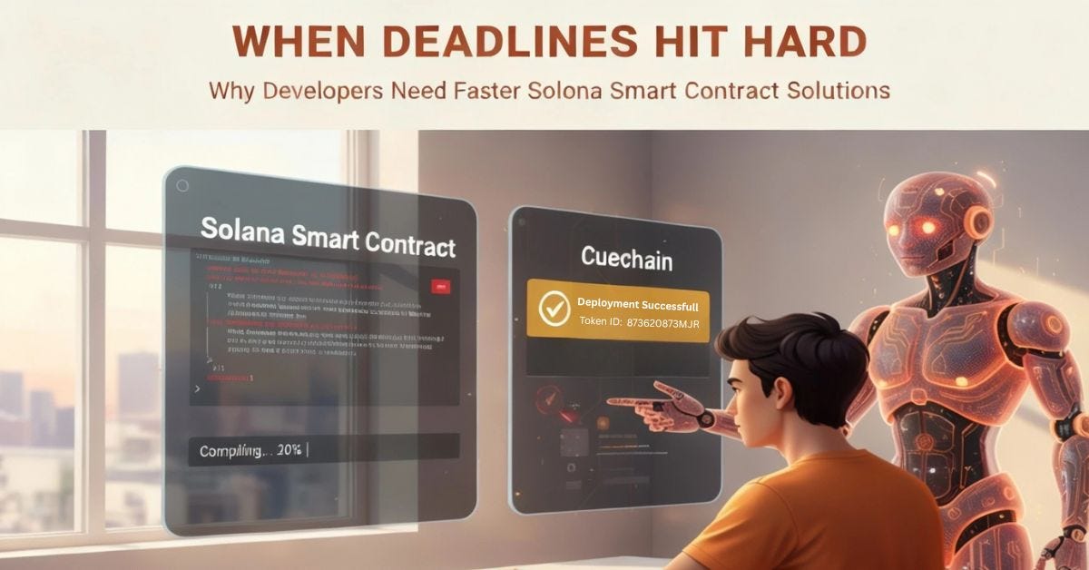 cuechain667221's tweet card. The Pressure Every Builder Knows