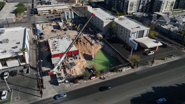 8NewsNow's tweet card. Critical Las Vegas infrastructure was extensively damaged after an illegal dumping of drilling waste at Elon Musk’s The Boring Company Vegas Loop site, according to the Clark County Water Reclamati…