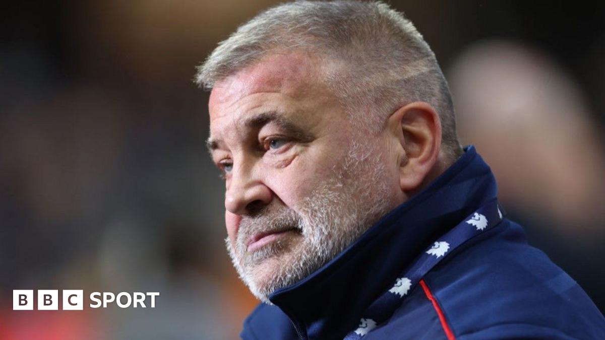 danroan's tweet card. England head coach Shaun Wane's future will be decided "in the fullness of time", a senior figure at the Rugby Football League has told BBC Sport.