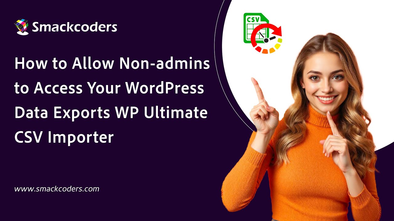 smackcoders's tweet card. How to Allow Non-admins to Access Your WordPress Data Exports | WP...