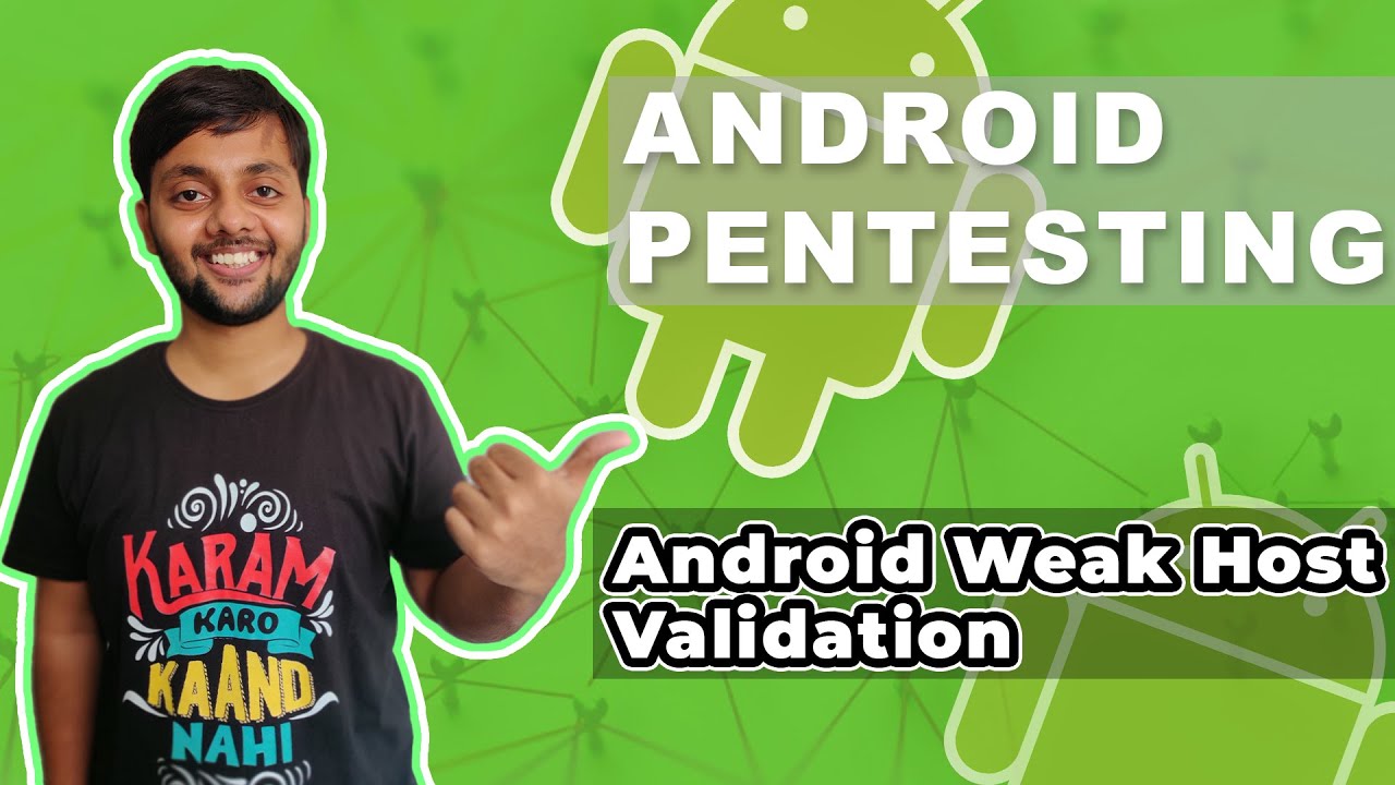 AseemShrey's tweet card. Android Weak Host Validation | Android Pentesting