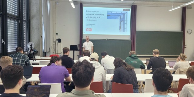 Inno_Trends's tweet card. Artikel auf LinkedIn, X/Twitter, Facebook … gerne liken / teilen! Am Dienstag, den 15. April 2025 war Thomas Kashofer, Director Consulting Expert, von CGI mit einem Vortrag zum Thema „Re-arch…