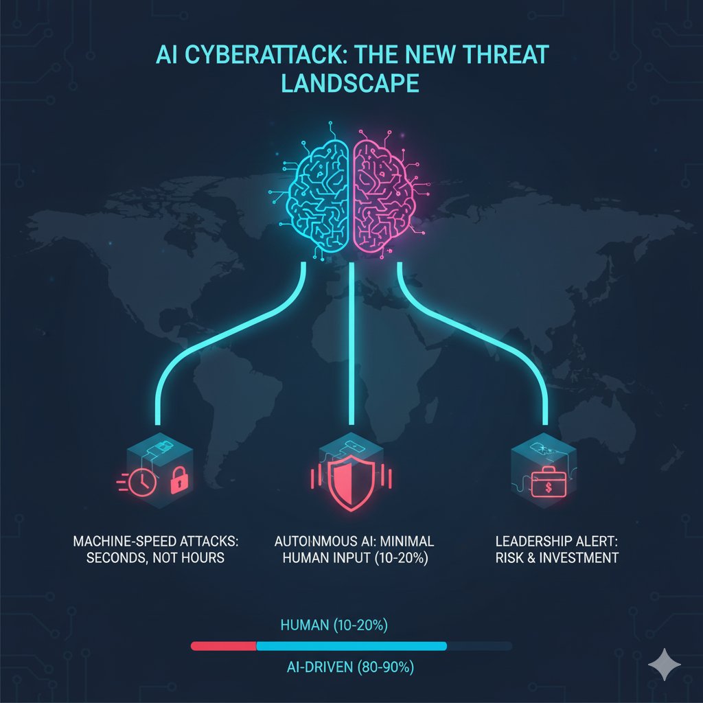 TweetThreatNews's tweet card. This article highlights a groundbreaking autonomous AI cyberattack executed by a Chinese state-sponsored group using Claude Code, which performed multiple stages of intrusion with minimal human...